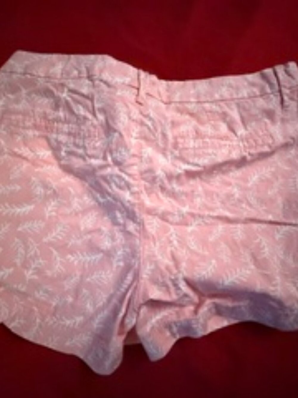Old Navy Light Pink & White Floral Print Shorts Size 4